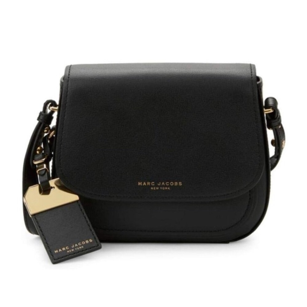 🔥🔥NEW MARC JACOBS RIDER BLACK & GOLD CROSSBODY (NWOT) Paid $325🔥🔥